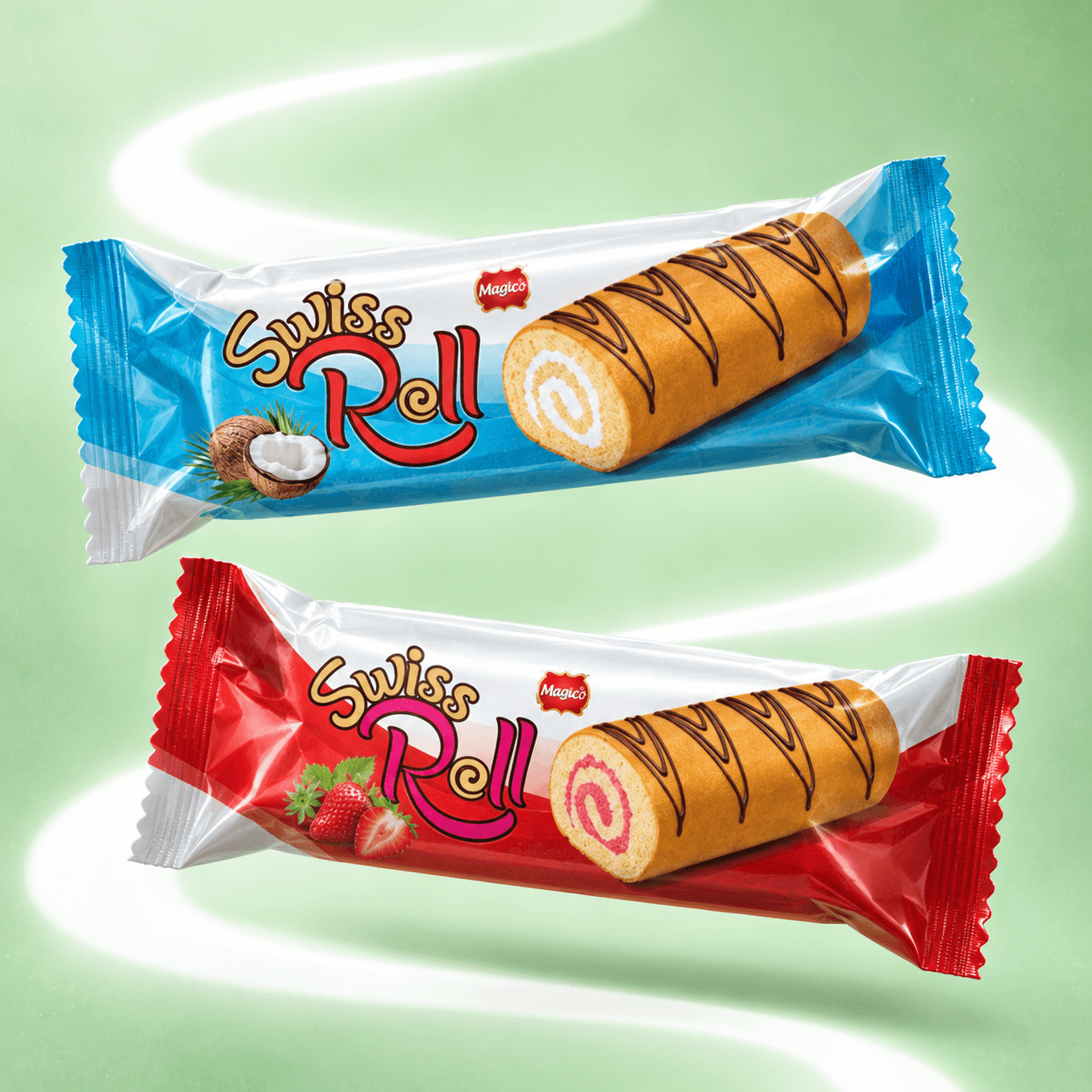 MAGICO Swiss Roll Grande — composición comercial