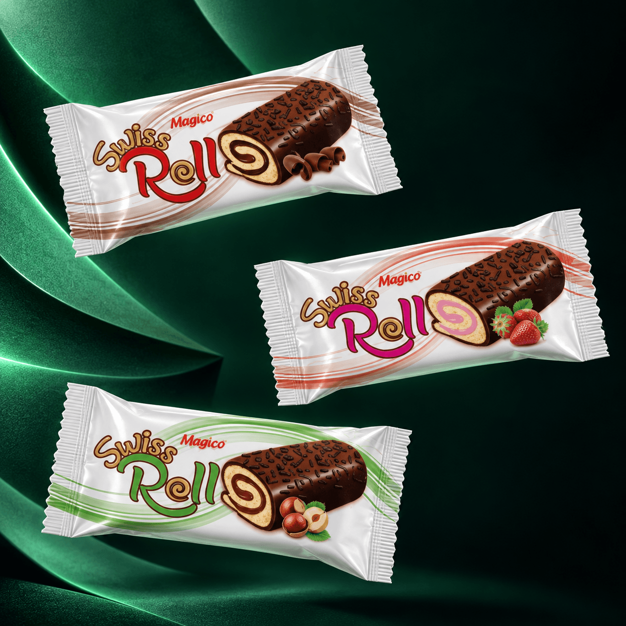 MAGICO Swiss Roll — composición comercial