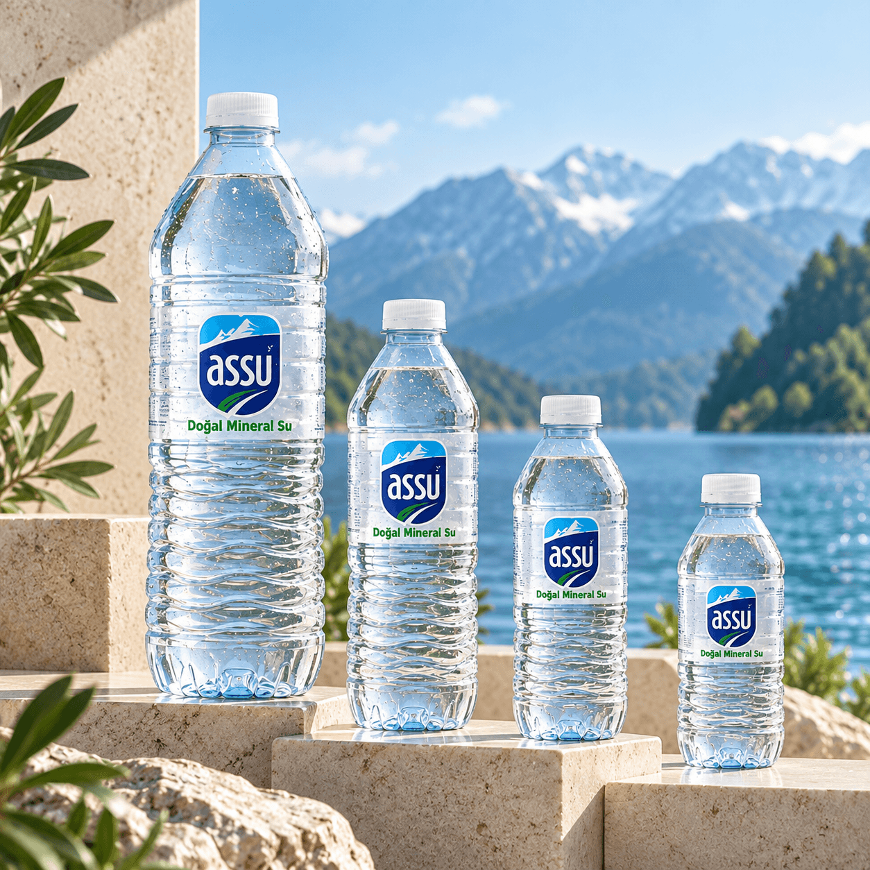 Gama de agua mineral ASSU