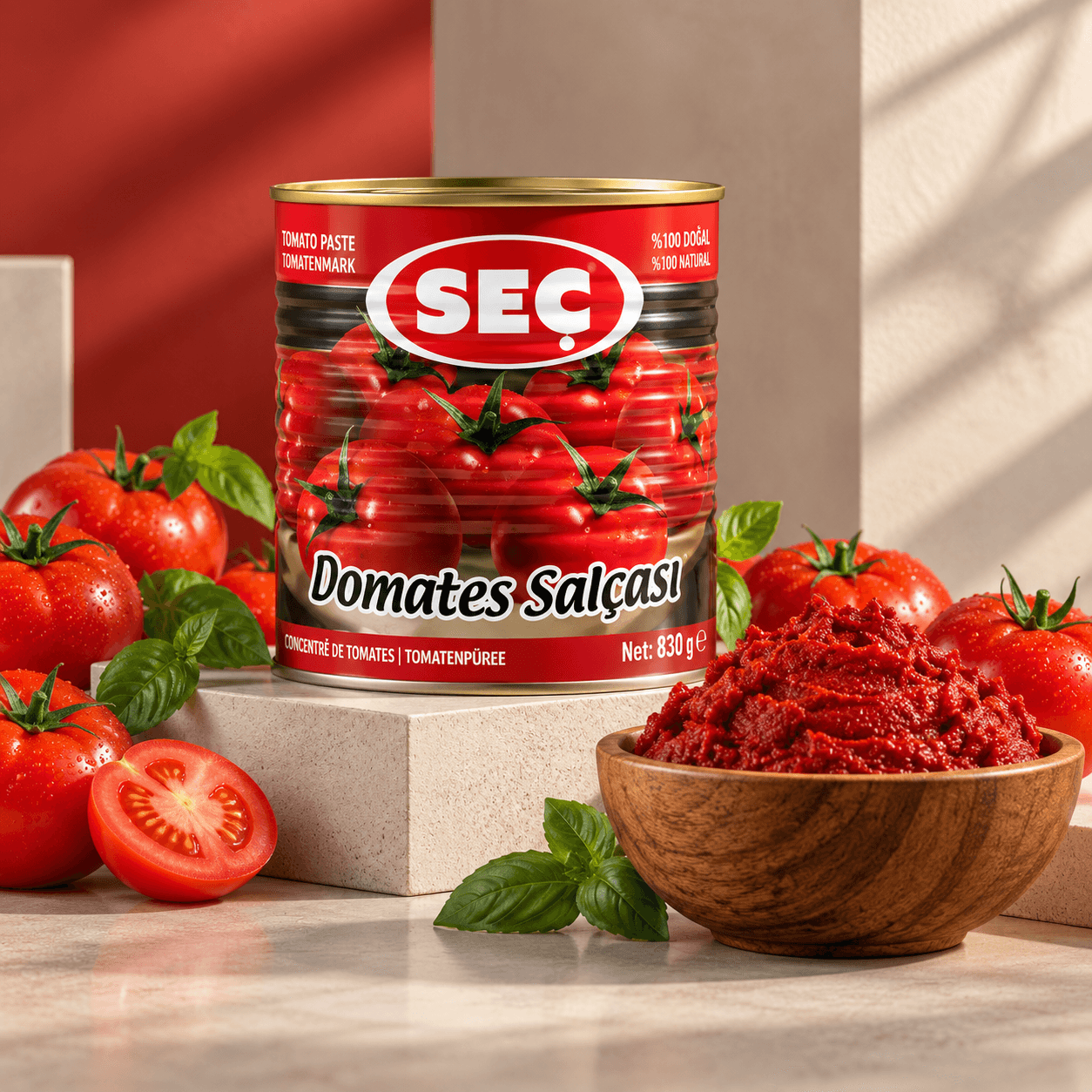 Pasta de tomate SEÇ de 830 g