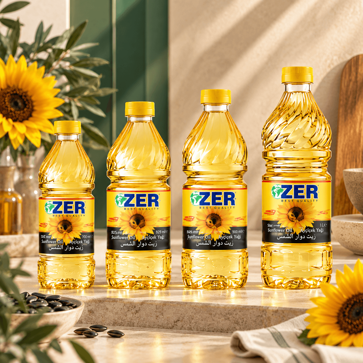 Gama de aceite de girasol ZER